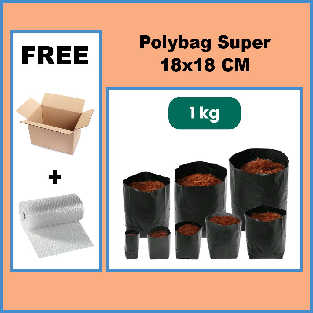 1Kg Polybag Super 18x18 CM